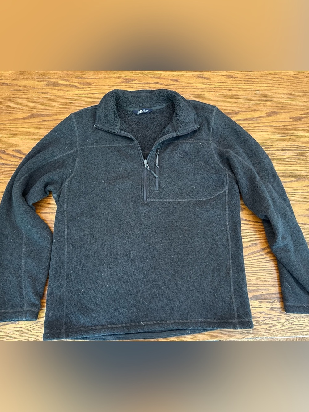 The North Face Black Half-Zip Fleece Pullover